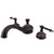 Oil Rubbed Bronze Two Handle Roman Tub Filler Faucet KS3335TL