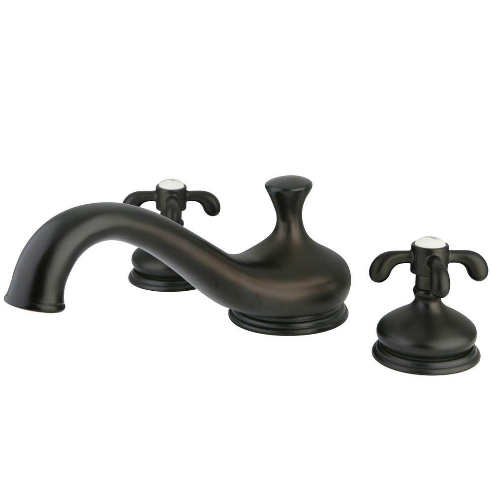 Kingston Brass Oil Rubbed Bronze Deck Mount Roman tub filler Faucet KS3335TX