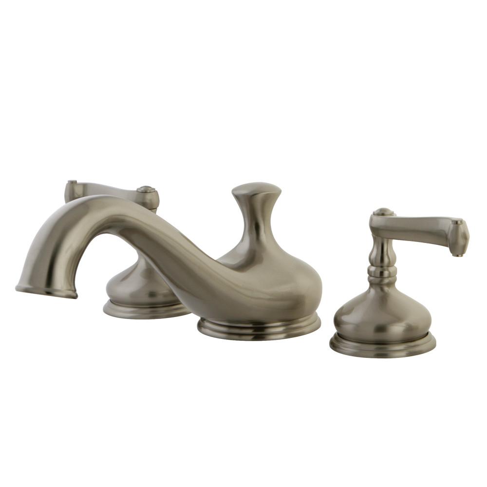 Kingston Brass Satin Nickel Royale Two Handle Roman Tub Filler Faucet KS3338FL