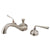 Kingston Brass Silver Sage Satin Nickel Bathroom Roman Tub Filler KS3338ZL