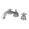 Kingston Brass Chrome Vintage Two Handle Roman Tub Filler Faucet KS3351BX