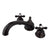 Kingston Oil Rubbed Bronze Vintage Two Handle Roman Tub Filler Faucet KS3355AX