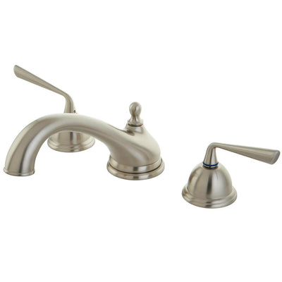 Kingston Brass Silver Sage Satin Nickel Bathroom Roman Tub Filler KS3358ZL