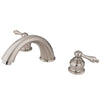 Kingston Brass Satin Nickel Victorian Two Handle Roman Tub Filler Faucet KS348AL