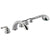 Kingston Chrome Magellan roman tub filler faucet w hand shower KS3615MHS