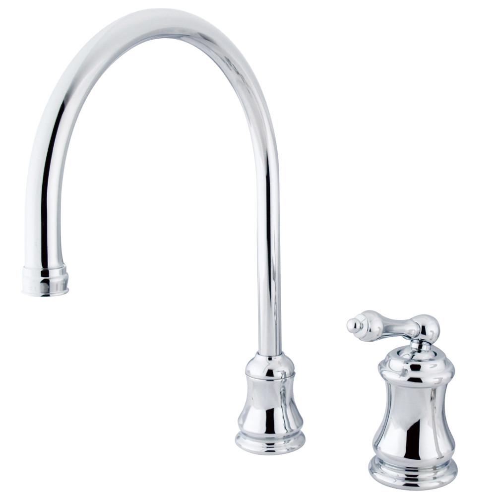 Kingston Brass Chrome Single Handle Widespread Kitchen Faucet KS3811ALLS