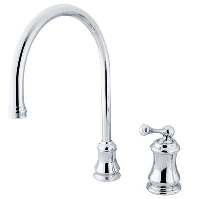 Kingston Brass Chrome Single Handle Widespread Kitchen Faucet KS3811BLLS