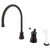 Oil Rubbed Bronze Single Handle Widespread Kitchen Faucet w Spray KS3815PL