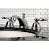 Kingston Chrome Templeton Widespread Bathroom Faucet With Brass Pop-Up KS3961TL