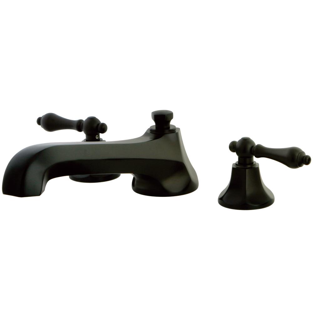 Oil Rubbed Bronze Metropolitan Two Handle Roman Tub Filler Faucet KS4305AL