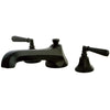 Oil Rubbed Bronze Metropolitan Two Handle Roman Tub Filler Faucet KS4305HL