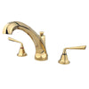 Kingston Brass Silver Sage Polished Brass Bathroom Roman Tub Filler KS4322ZL