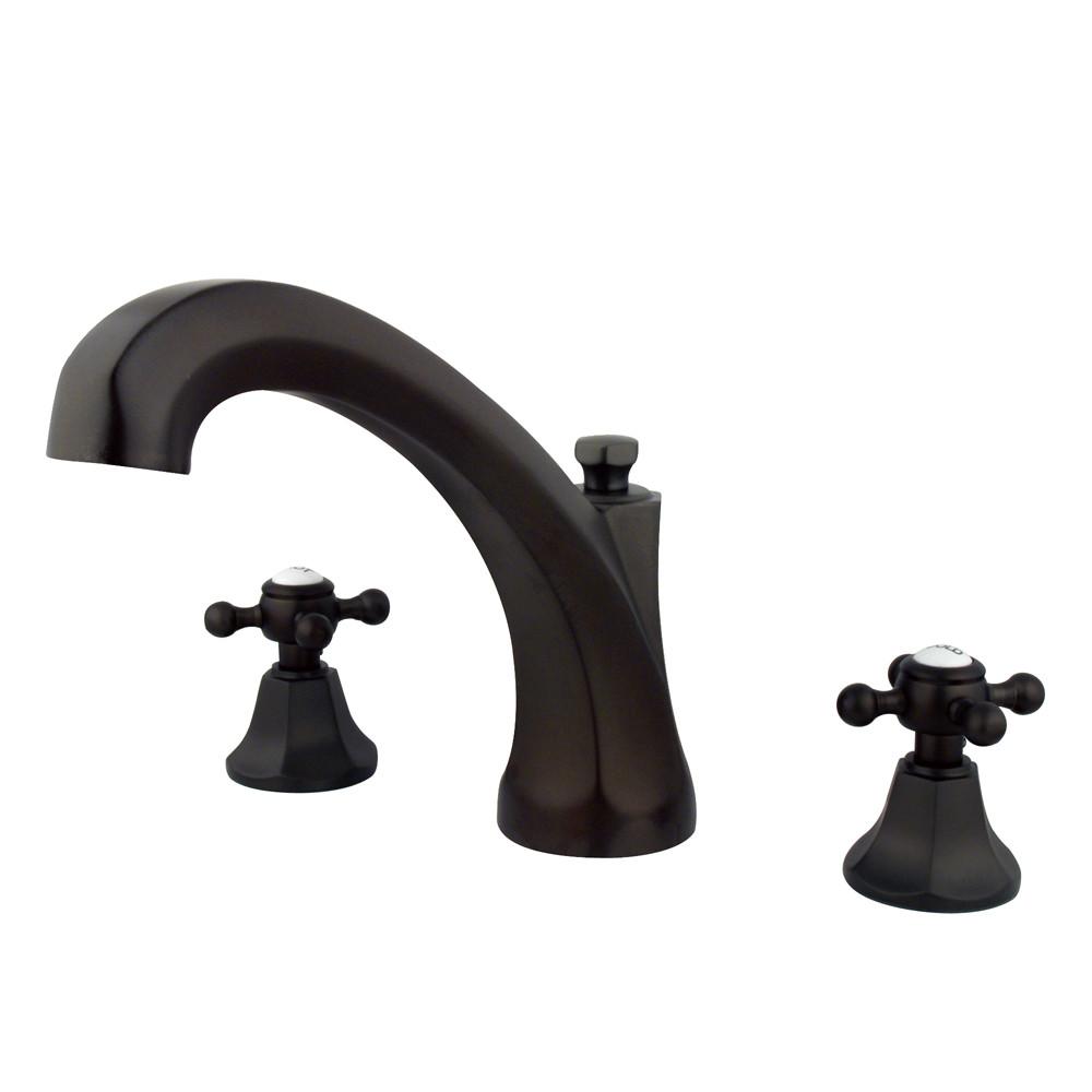 Oil Rubbed Bronze Metropolitan 2 Handle Roman Tub Filler Faucet KS4325BX