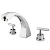 Kingston Brass Chrome Manhattan roman tub filler faucet KS4361CML