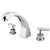 Kingston Brass Chrome Manhattan roman tub filler faucet KS4361CML