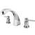 Kingston Brass Concord Chrome Two Handle Roman tub filler faucet KS4361DL