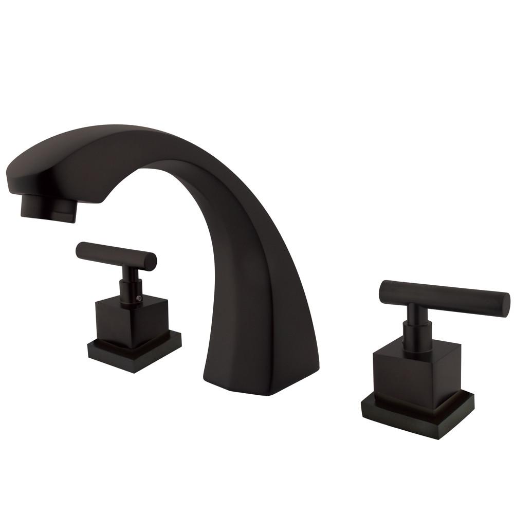 Kingston Brass Claremont Oil Rubbed Bronze Roman Tub Filler Faucet KS4365CQL