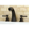 Kingston Brass Concord Oil Rubbed Bronze 2 Hdl Roman tub filler faucet KS4365DL