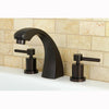 Kingston Brass Concord Oil Rubbed Bronze 2 Hdl Roman tub filler faucet KS4365DL