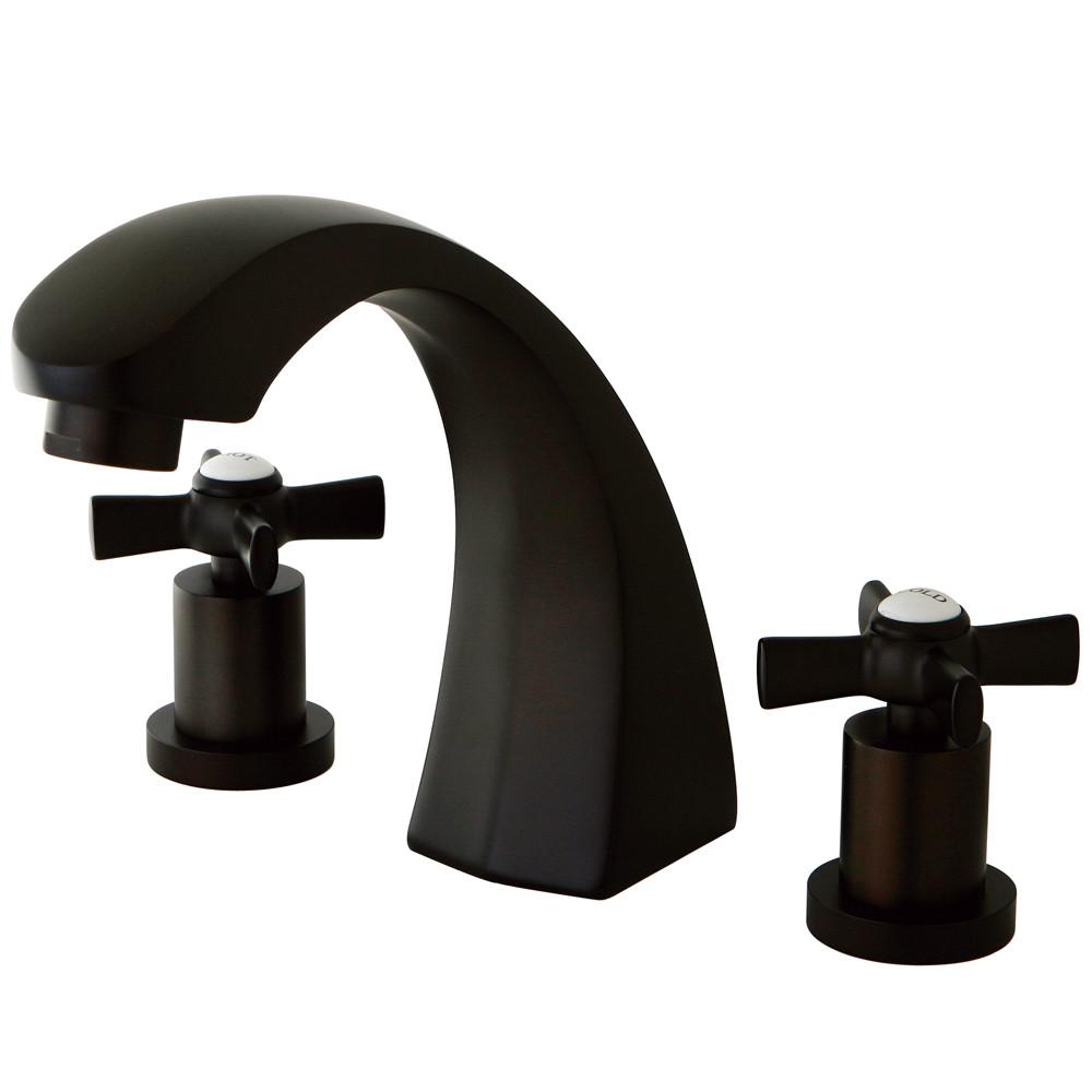 Kingston Brass KS4365ZX 2 Handle Roman Tub Filler Oil Rubbed Bronze