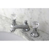 Kingston Brass Chrome 2 Handle Widespread Bathroom Faucet w Pop-up KS4461WCL