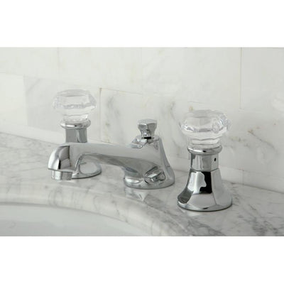 Kingston Brass Chrome 2 Handle Widespread Bathroom Faucet w Pop-up KS4461WCL