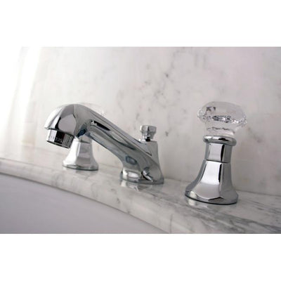 Kingston Brass Chrome 2 Handle Widespread Bathroom Faucet w Pop-up KS4461WCL