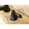 Kingston Oil Rubbed Bronze 2 Handle Widespread Bathroom Faucet w Pop-up KS4465AL