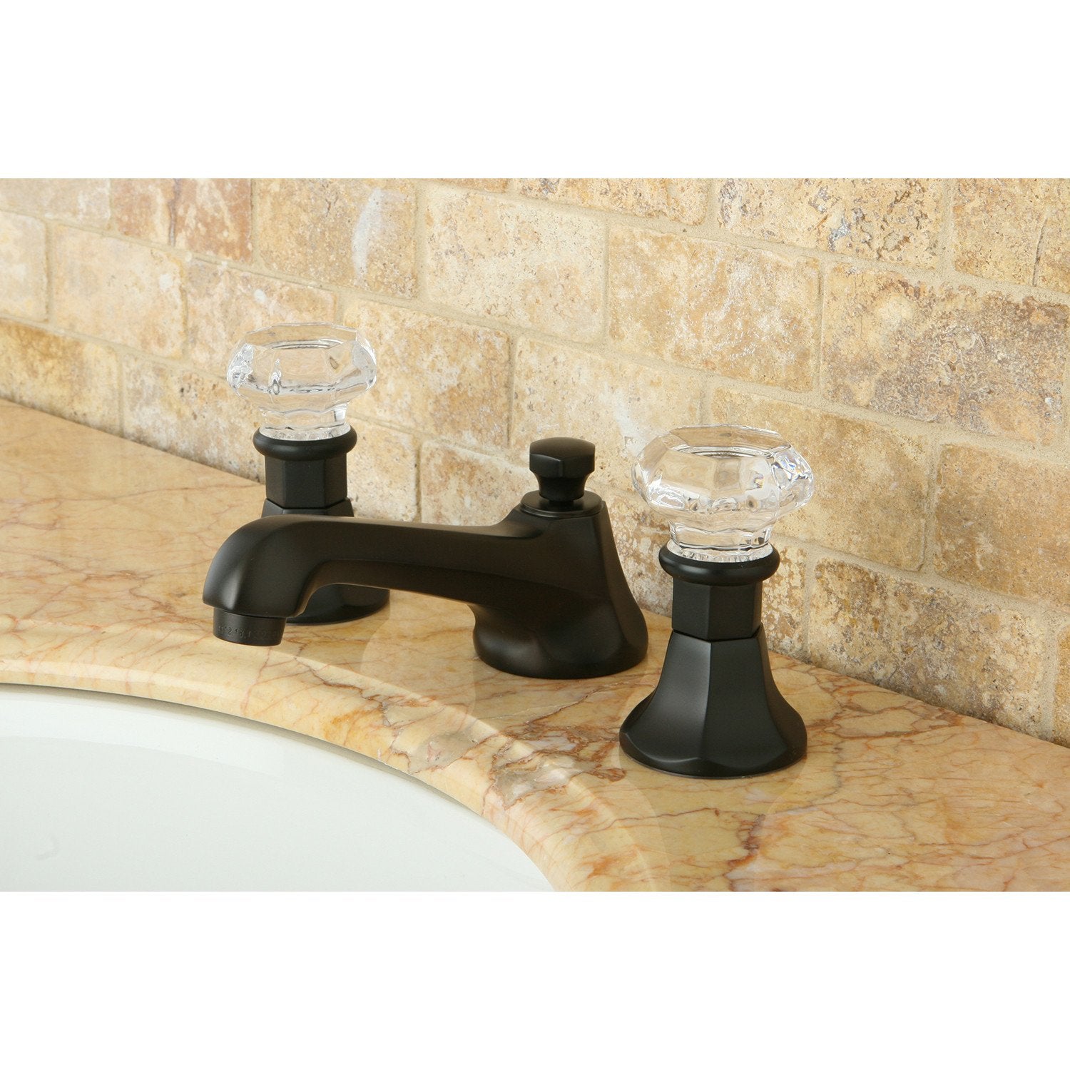 Kingston Oil Rubbed Bronze 2 Handle Widespread Bathroom Faucet w Pop-up KS4465WCL