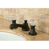 Kingston Oil Rubbed Bronze 2 Handle Widespread Bathroom Faucet w Pop-up KS4465WCL