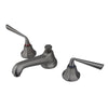 Kingston Silver Sage Satin Nickel Widespread Bathroom Lavatory Faucet KS4468ZL