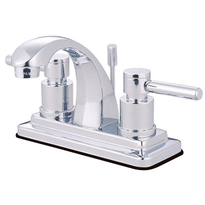 Chrome Two Handle Centerset Bathroom Faucet w/ Brass Pop-Up KS4641DL