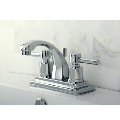 Chrome Two Handle Centerset Bathroom Faucet w/ Brass Pop-Up KS4641DL