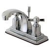 Kingston Brass KS4641ZX 4" Centerset Bathroom Faucet Polished Chrome