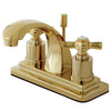 Kingston Brass KS4642ZX 4" Centerset Bathroom Faucet Polished Brass