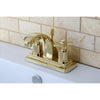 Kingston Brass KS4642ZX 4" Centerset Bathroom Faucet Polished Brass