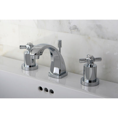 Kingston Brass KS4941ZX Mini Widespread Bathroom Faucet Polished Chrome