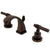 Kingston Oil Rubbed Bronze 2 Hdl 4"-8" Mini Widespread Bathroom Faucet KS4945ML