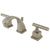 Kingston Brass Claremont Satin Nickel Mini-Widespread Bathroom Faucet KS4948CQL