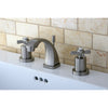 Kingston Brass KS4948ZX Mini Widespread Bathroom Faucet Satin Nickel