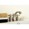 Kingston Brass KS4948ZX Mini Widespread Bathroom Faucet Satin Nickel