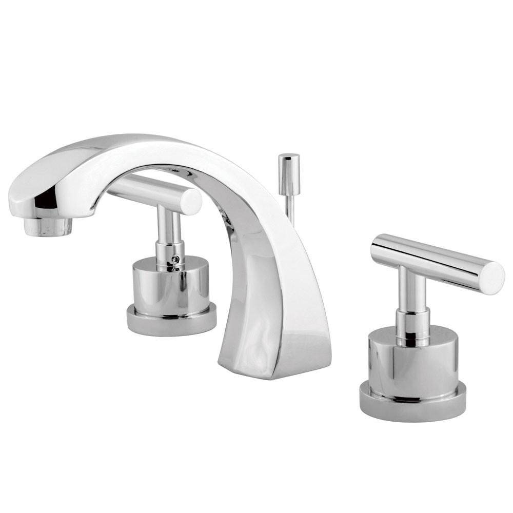 Kingston Brass Chrome Manhattan 8" widespread Bathroom faucet KS4981CML