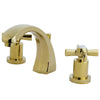 Kingston Brass KS4982ZX Widespread Bathroom Faucet Polished Brass