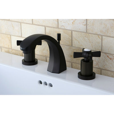 Kingston Brass KS4985ZX Widespread Bathroom Faucet Oil Rubbed Bronze