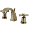 Kingston Brass KS4988ZX Widespread Bathroom Faucet Satin Nickel