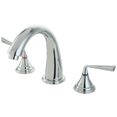 Kingston Brass Silver Sage Chrome Bathroom Roman Tub Filler KS5361ZL