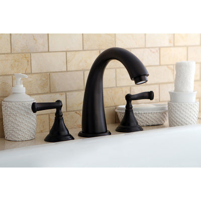 Kingston Oil Rubbed Bronze Royale Two Handle Roman Tub Filler Faucet KS5365FL