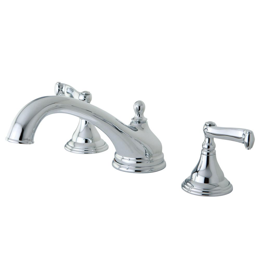 Kingston Brass Chrome Two Handle Roman Tub Filler Faucet KS5531FL