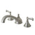 Kingston Brass Satin Nickel Two Handle Roman Tub Filler Faucet KS5538FL