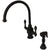 Kingston English Country Oil Rubbed Bronze Kitchen Faucet w Sprayer KS7715ALBS